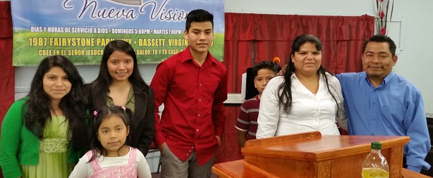Pastor Cruz and family