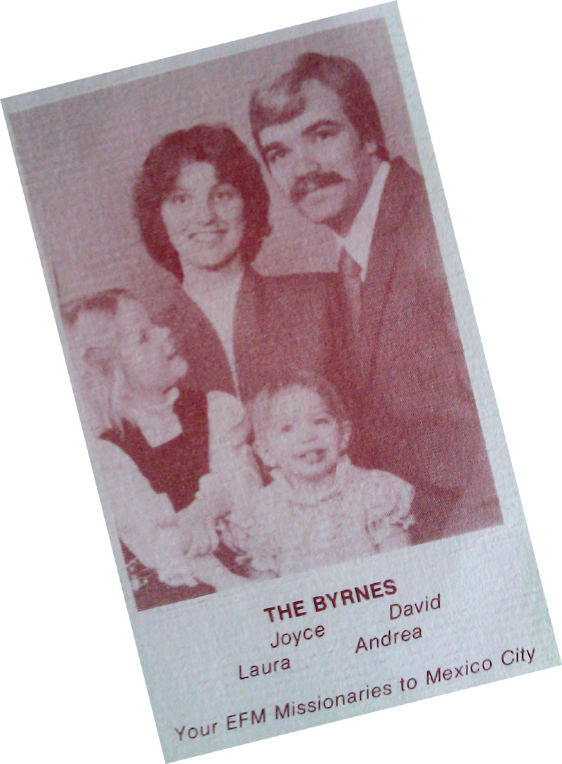 Byrnes' First Prayer Card with EFM