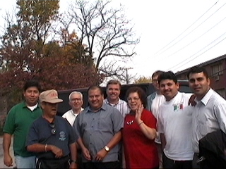 Pastor Jorge Reyes (2nd from the left)