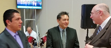 Pastor Abner Gálvez, Noé Morales, Dr. Wayne Evans